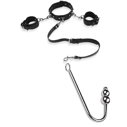 and Hook Anal Elegant Cuffs 5334 Beaded Collar with 1021